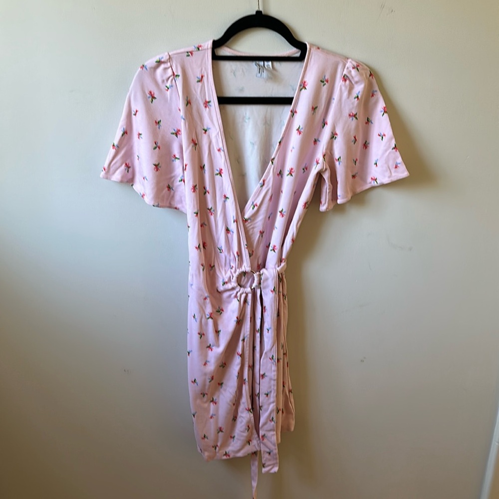 &OtherStories Pink Wrap Dress